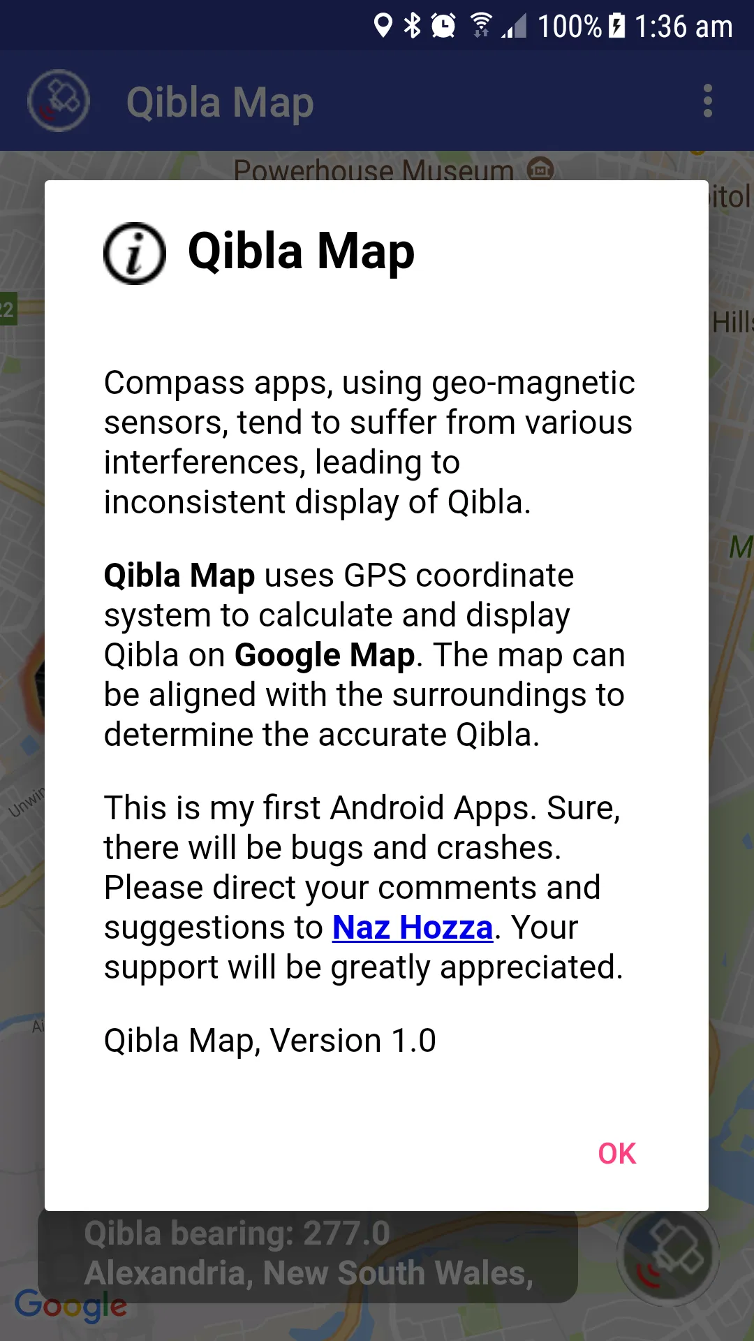 Qibla Map | Indus Appstore | Screenshot