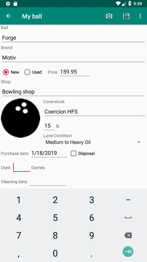 Bowling Ball Notebook "Haro" | Indus Appstore | Screenshot