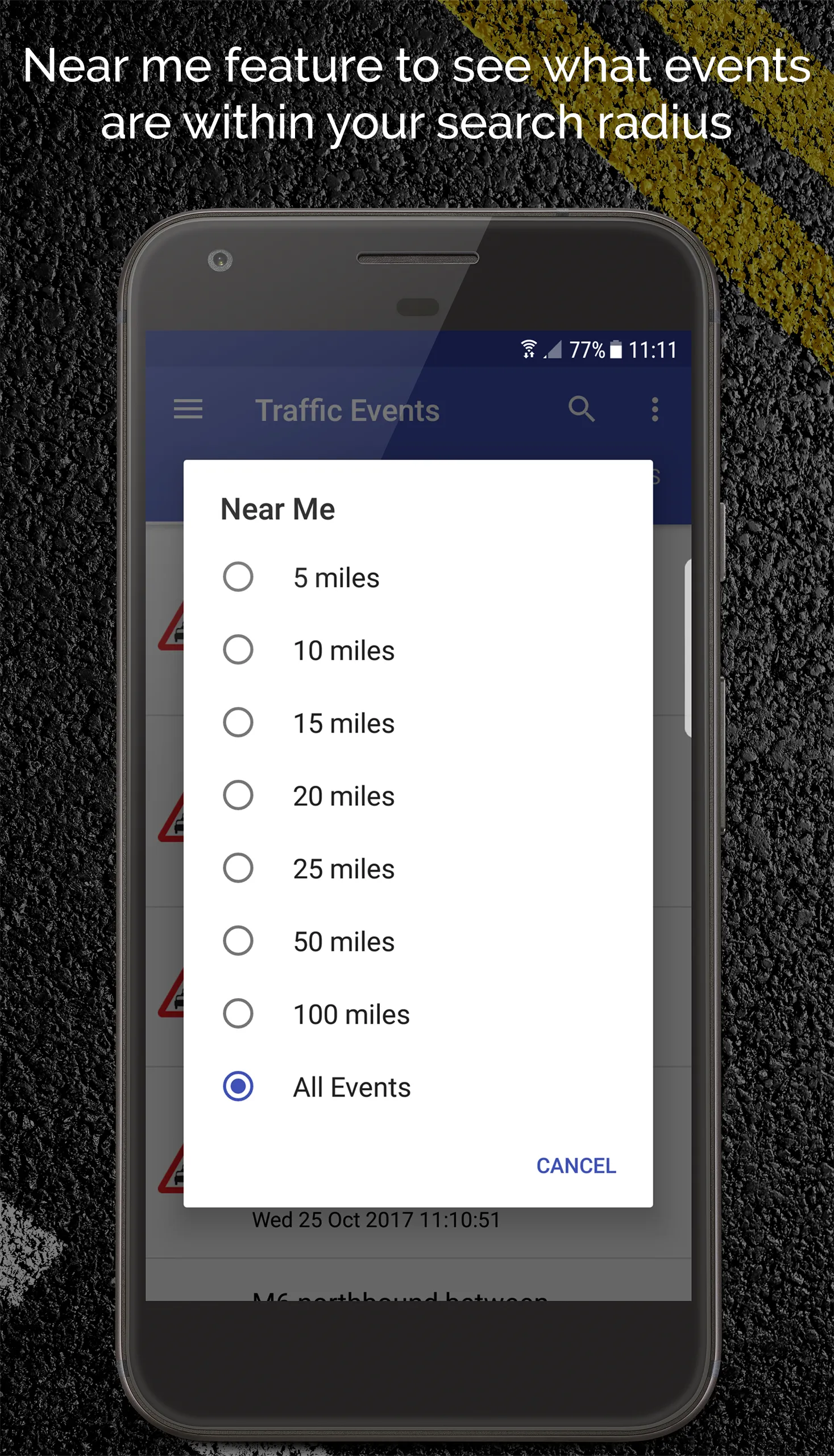 UK Motorway Traffic News | Indus Appstore | Screenshot