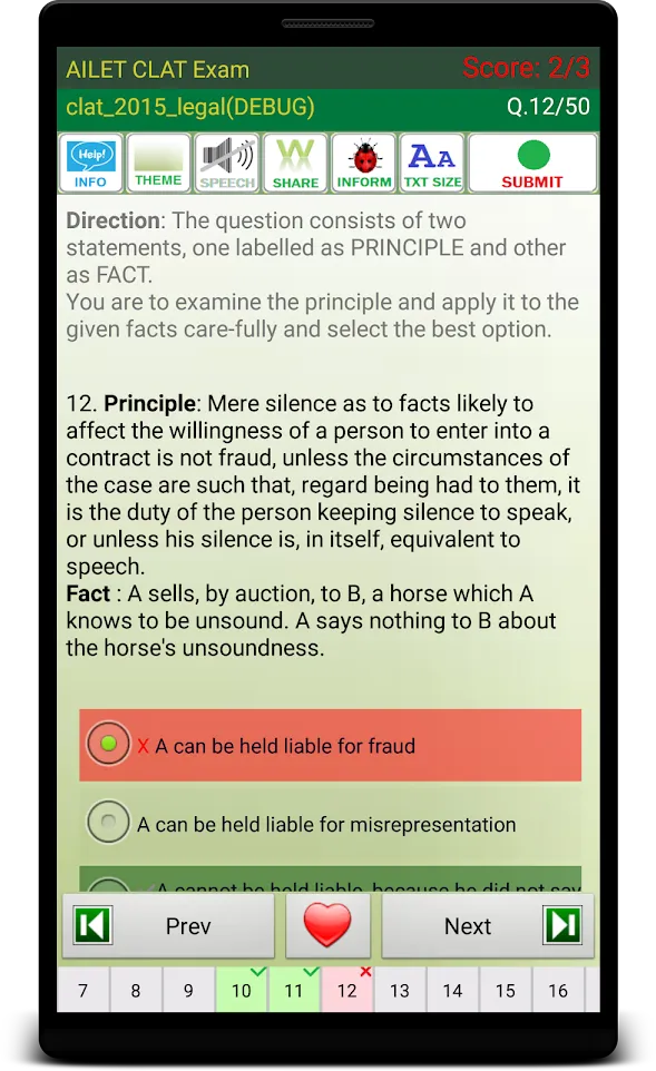 AILET CLAT Exam Prep | Indus Appstore | Screenshot