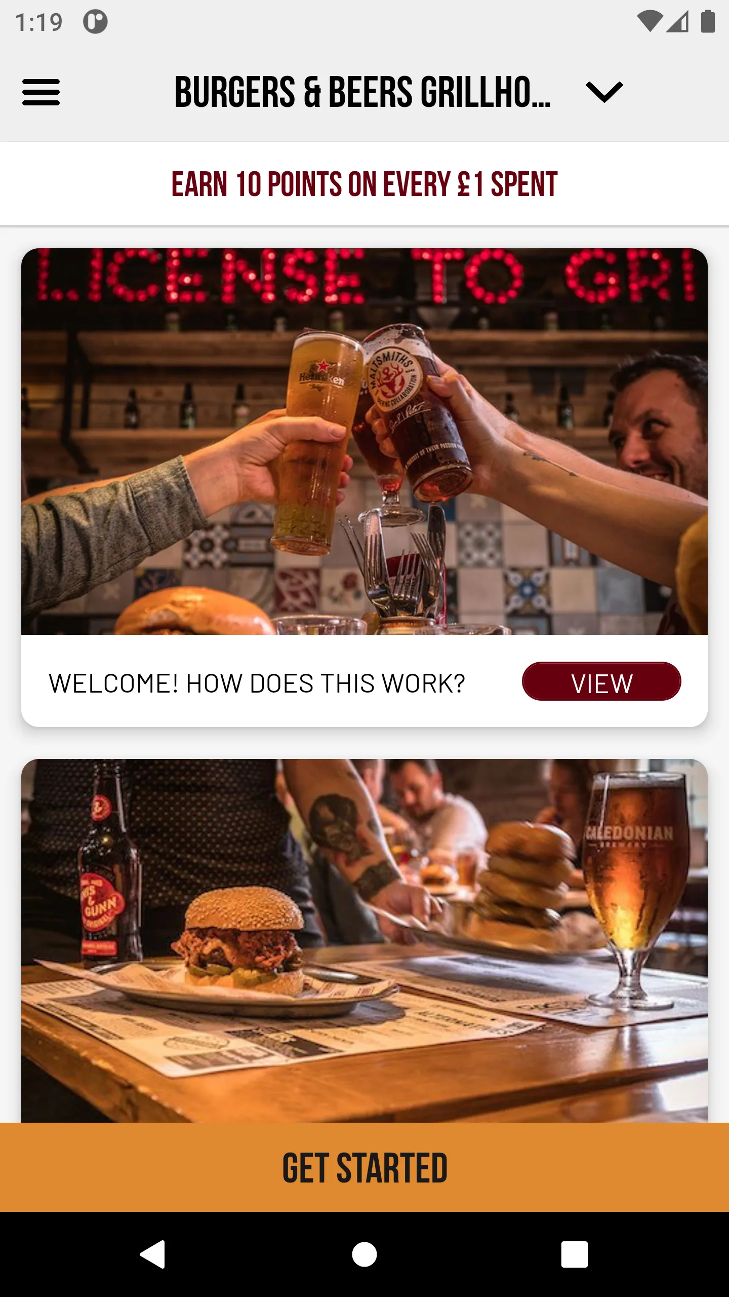 Burgers and Beers Grillhouse | Indus Appstore | Screenshot