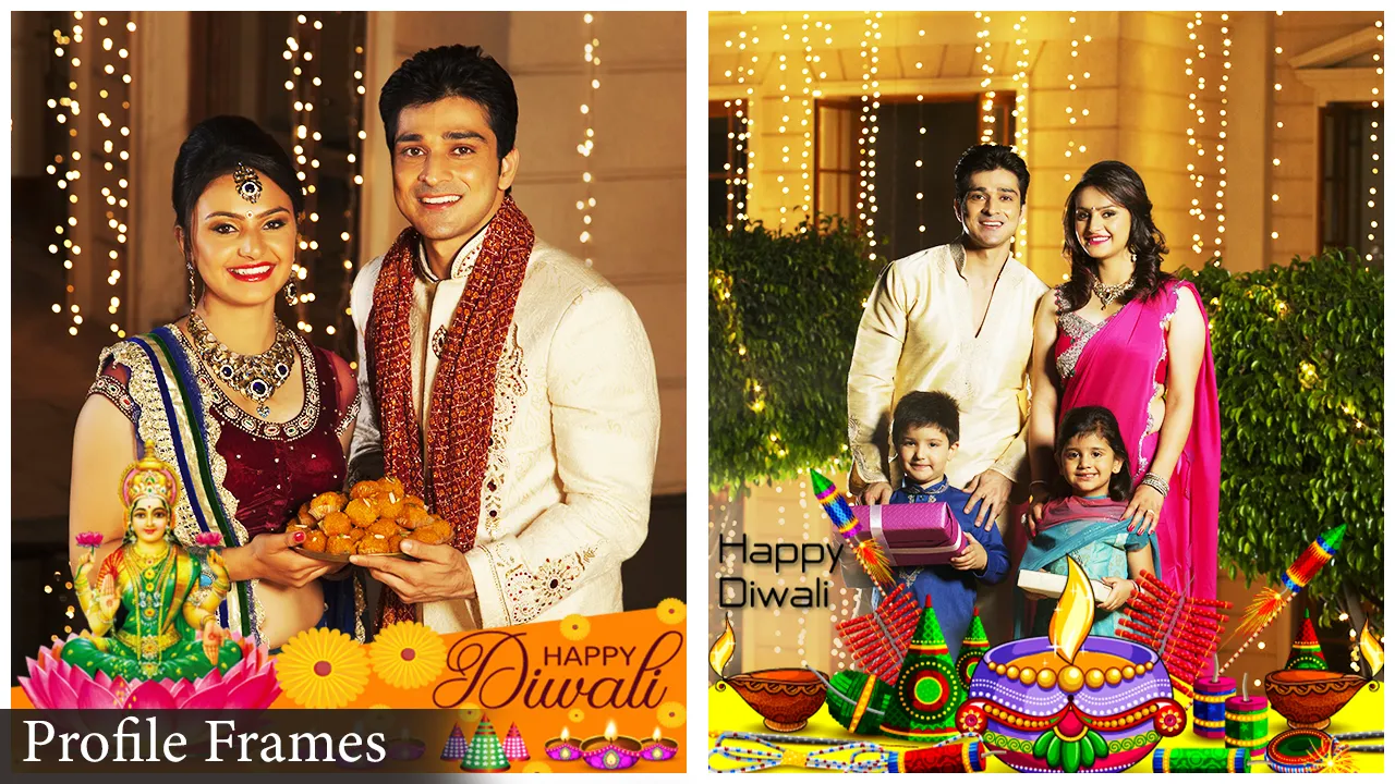 Happy Diwali Photo Frame 2024 | Indus Appstore | Screenshot