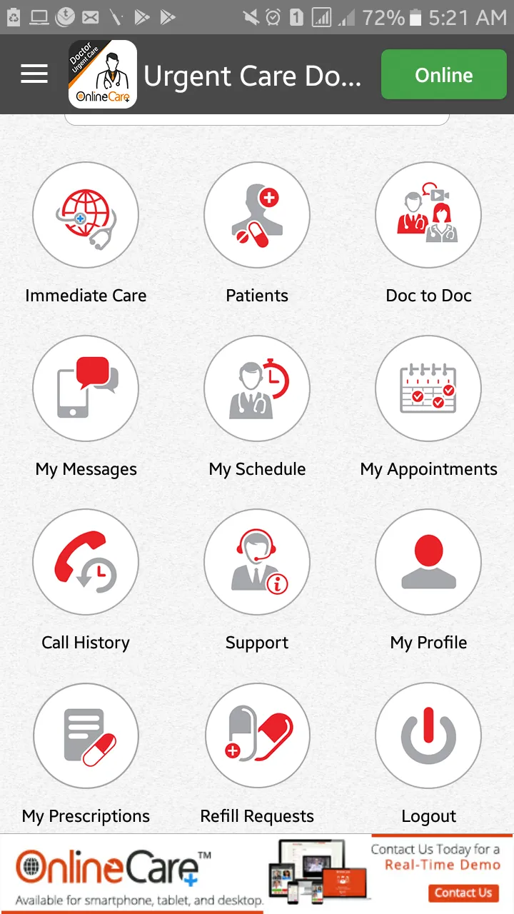 OnlineCare Urgent Care Doctor | Indus Appstore | Screenshot