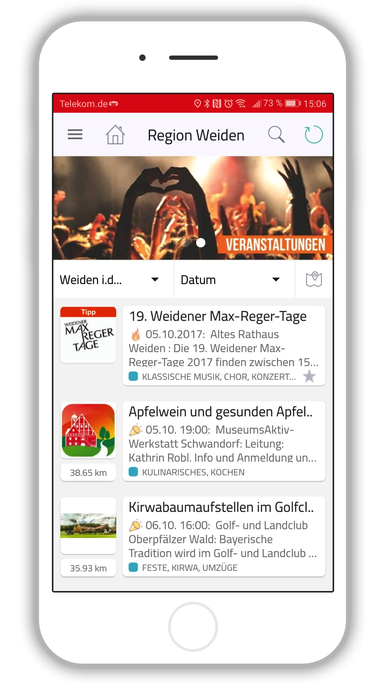 Region Weiden | Indus Appstore | Screenshot