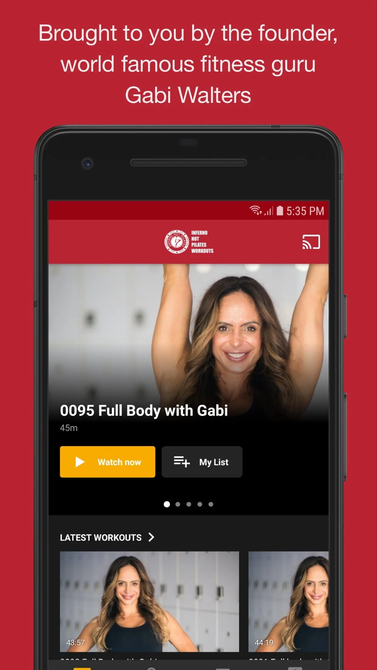 Inferno Hot Pilates Workouts | Indus Appstore | Screenshot