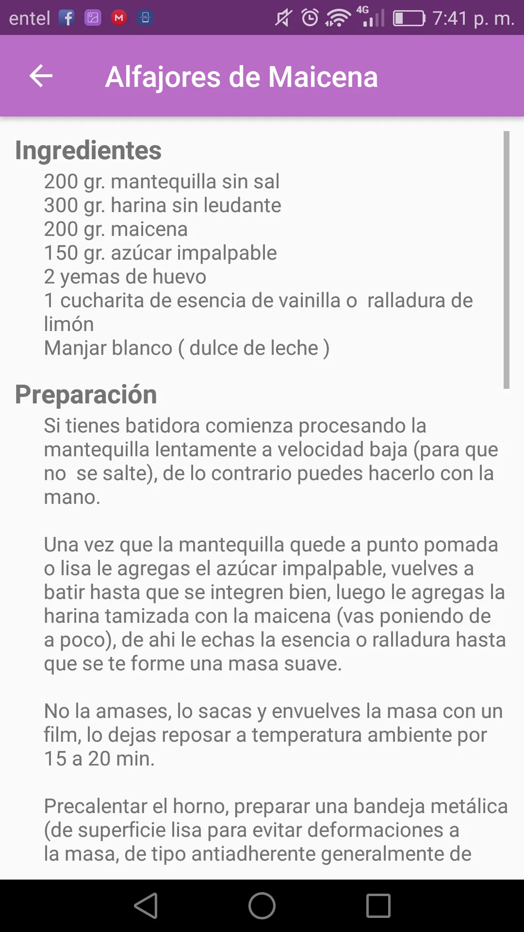 Recetas de Laura | Indus Appstore | Screenshot