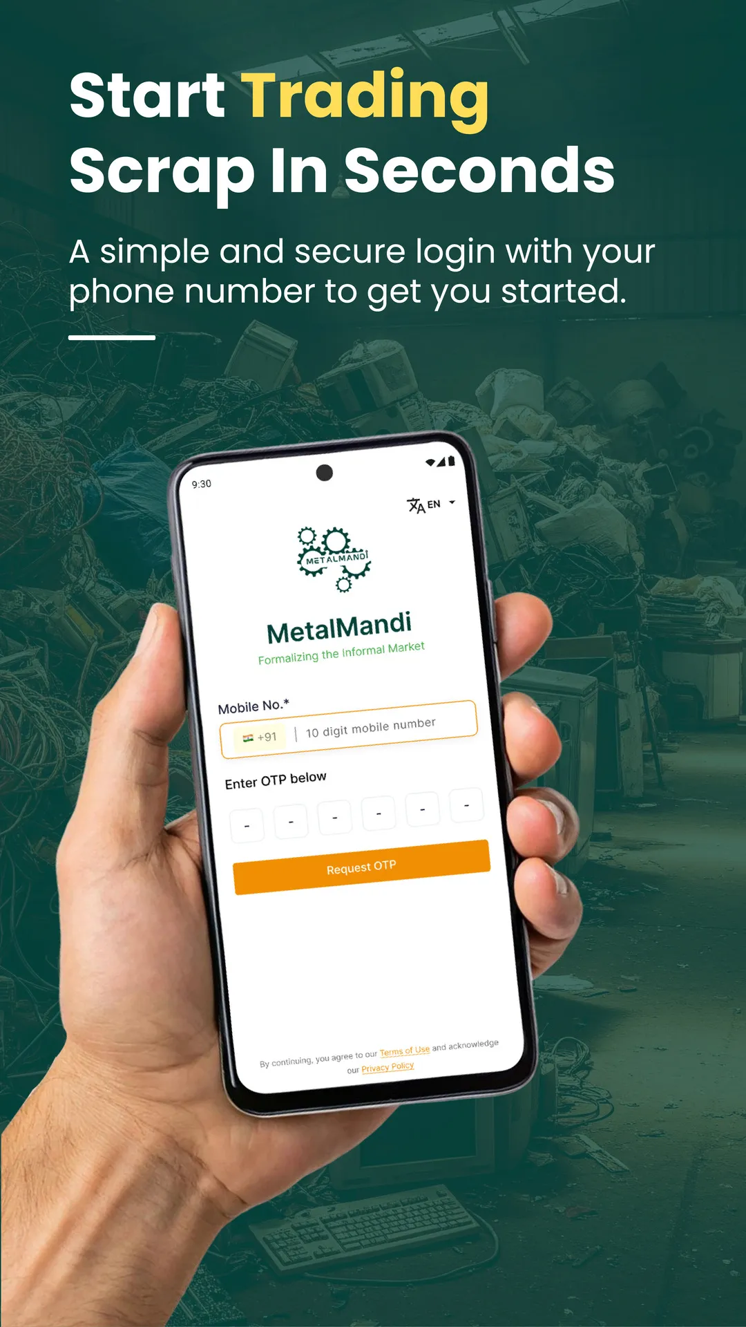 MetalMandi - Sell Scrap Online | Indus Appstore | Screenshot