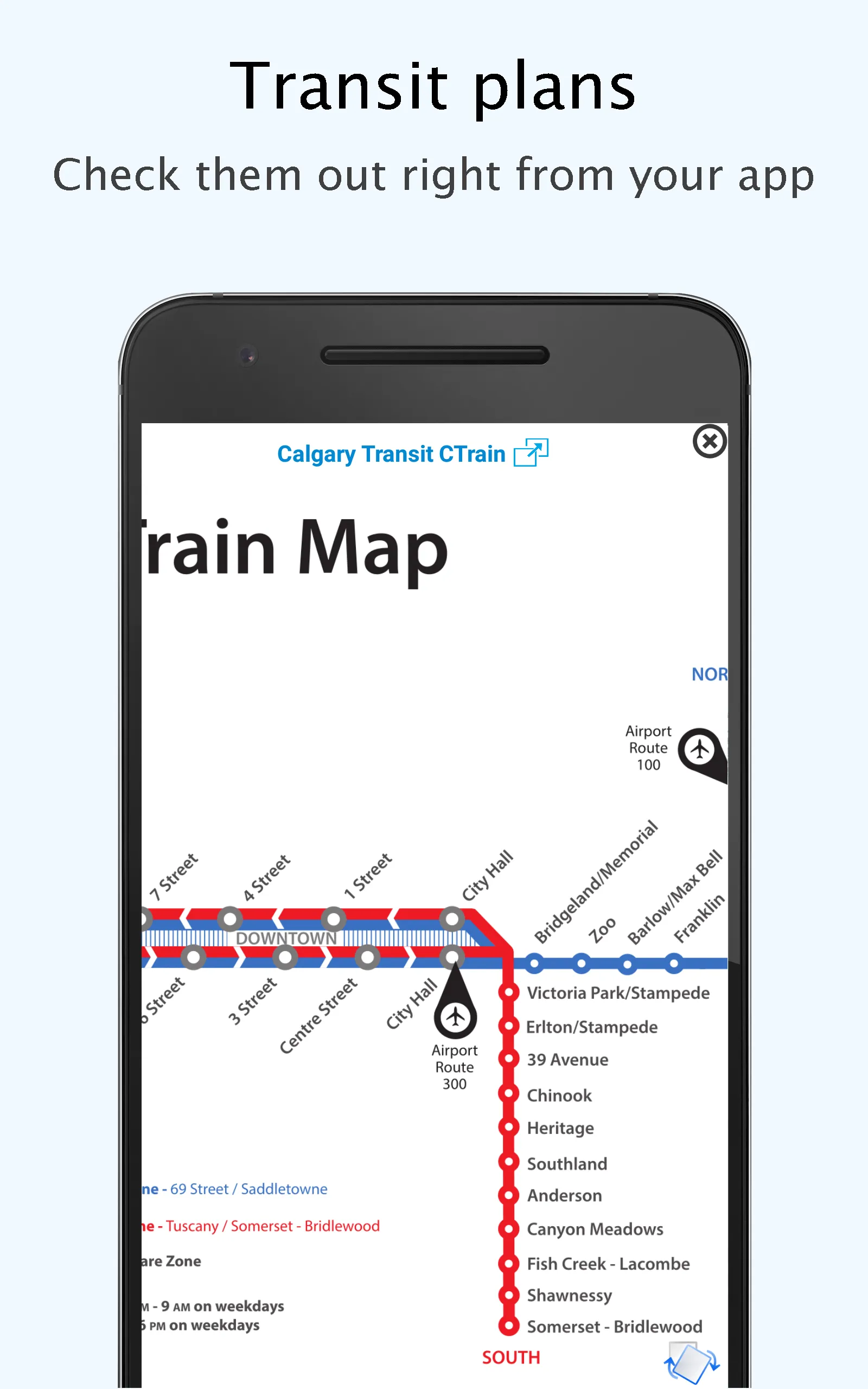 Calgary Transport Live/Offline | Indus Appstore | Screenshot