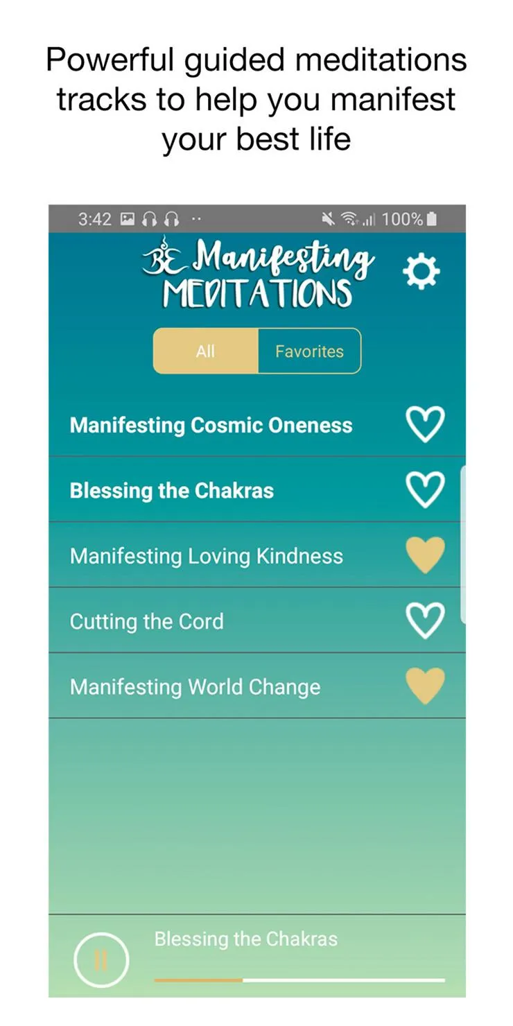 BE Manifesting Meditations | Indus Appstore | Screenshot