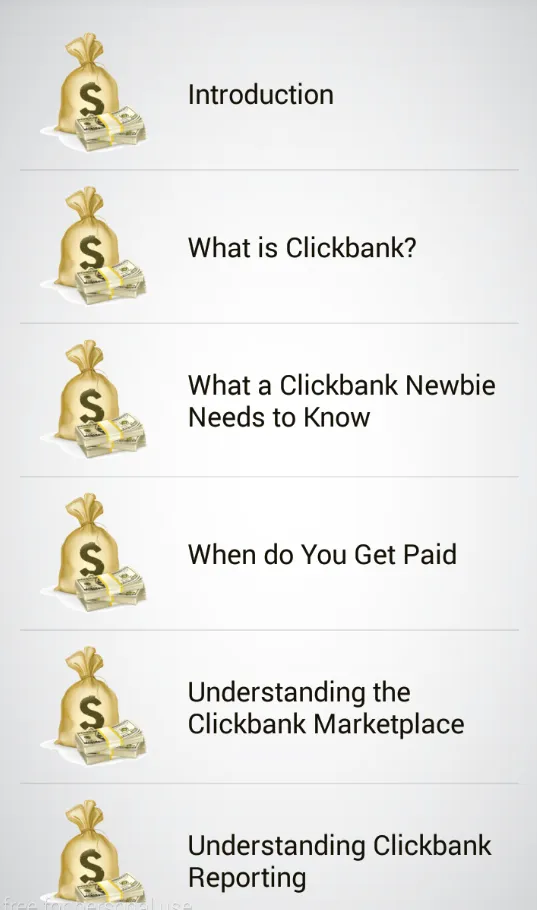 Super Clickbank Affiliate Tips | Indus Appstore | Screenshot