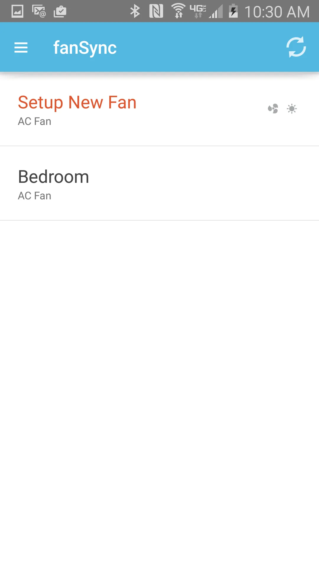fanSync Bluetooth | Indus Appstore | Screenshot