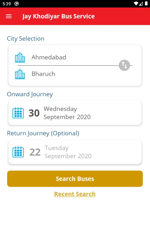 Jay Khodiyar Bus Service | Indus Appstore | Screenshot