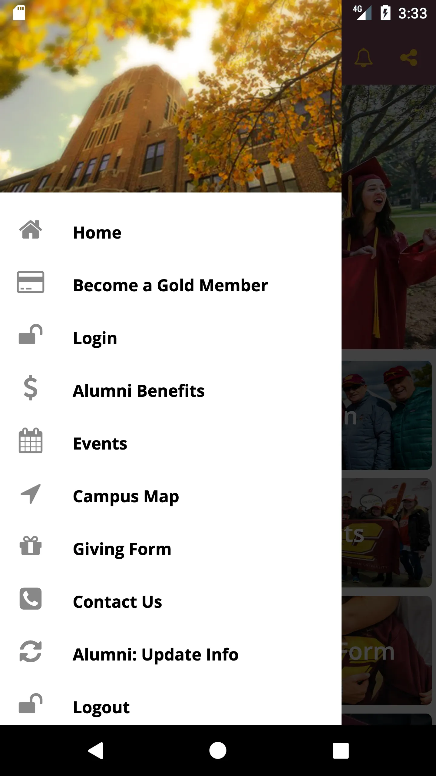 CMU Alumni | Indus Appstore | Screenshot