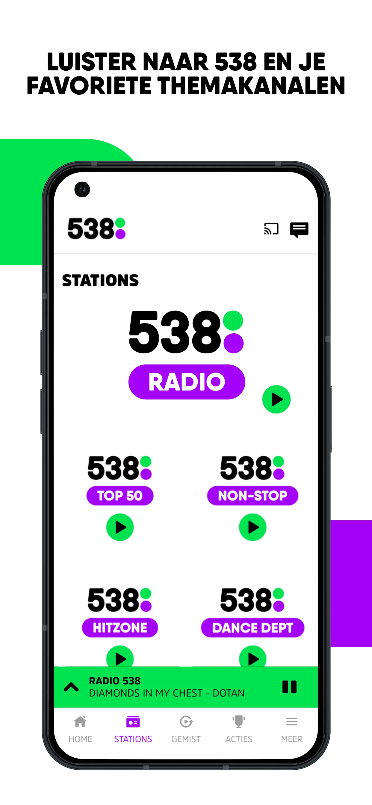 Radio 538 | Indus Appstore | Screenshot