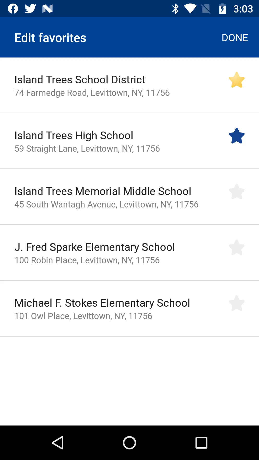 Island Trees School District | Indus Appstore | Screenshot