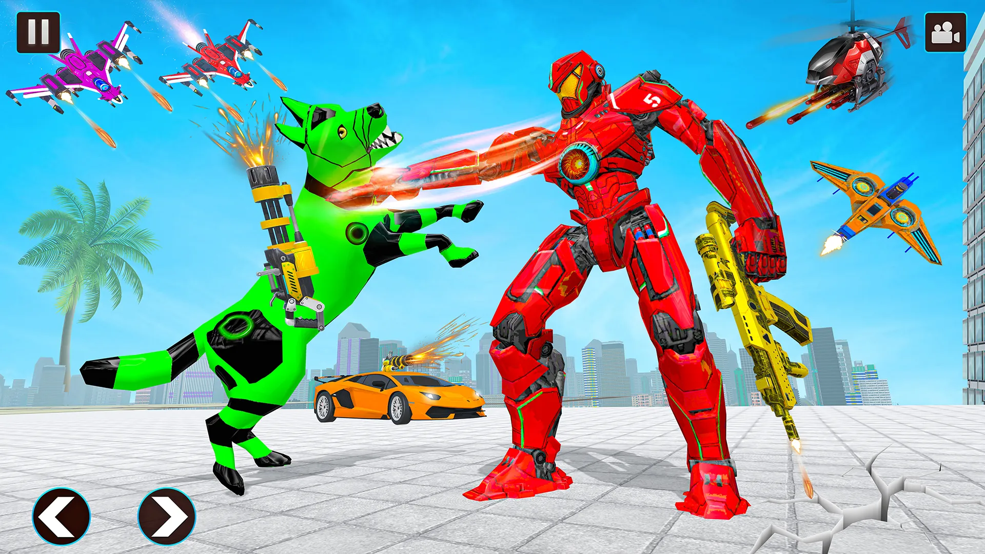 Wild Jackal Robot Bike Games | Indus Appstore | Screenshot