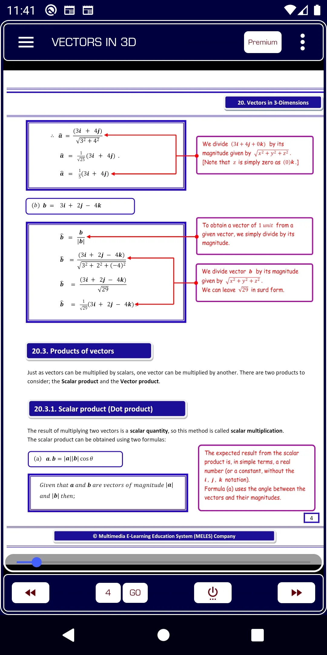 Vectors in 3D Pure Math | Indus Appstore | Screenshot