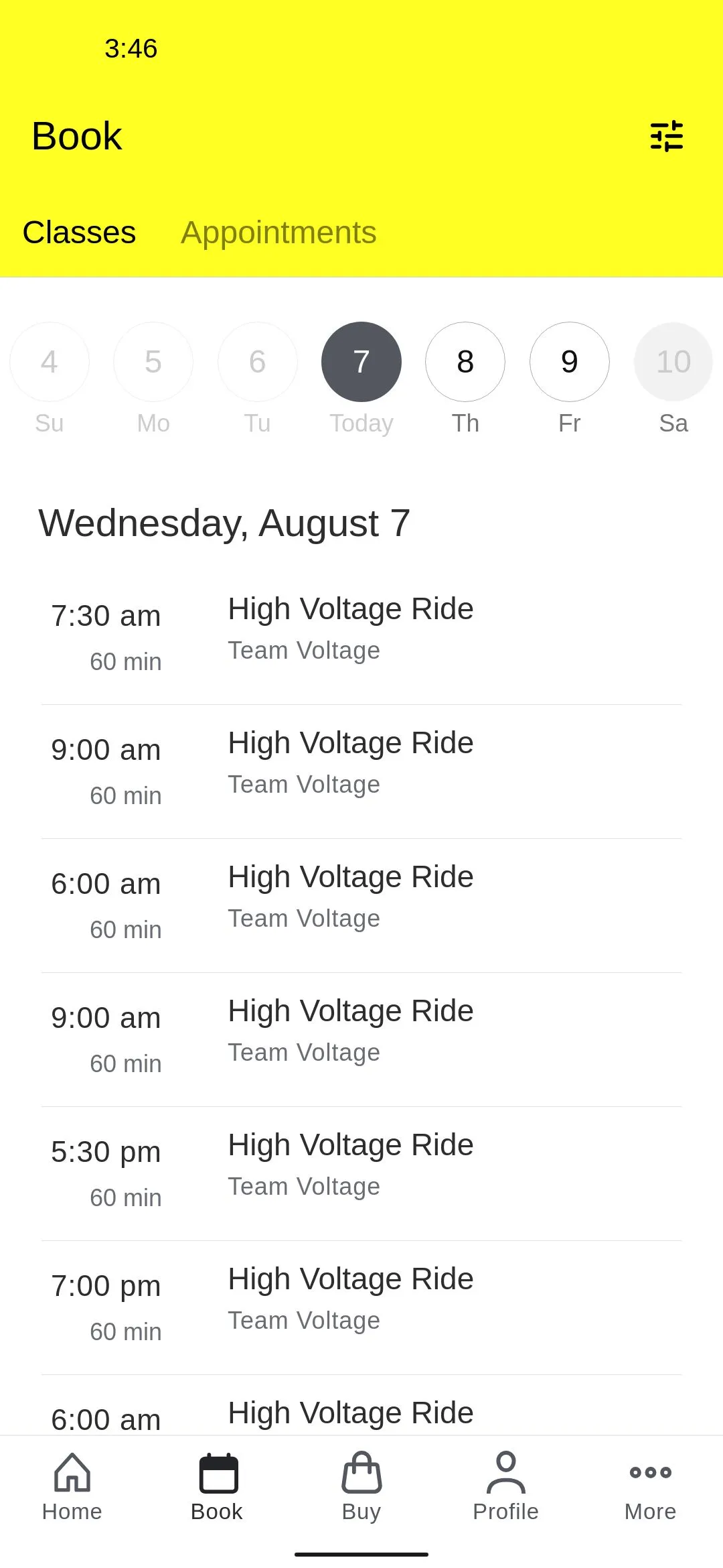 Voltage Indoor Cycling | Indus Appstore | Screenshot