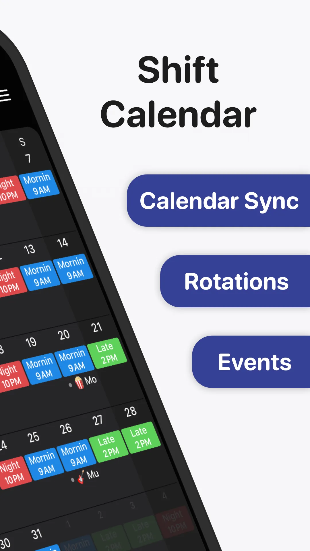 Supershift Shift Work Calendar | Indus Appstore | Screenshot