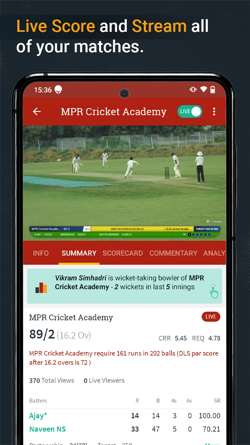 CricHeroes-Cricket Scoring App | Indus Appstore | Screenshot