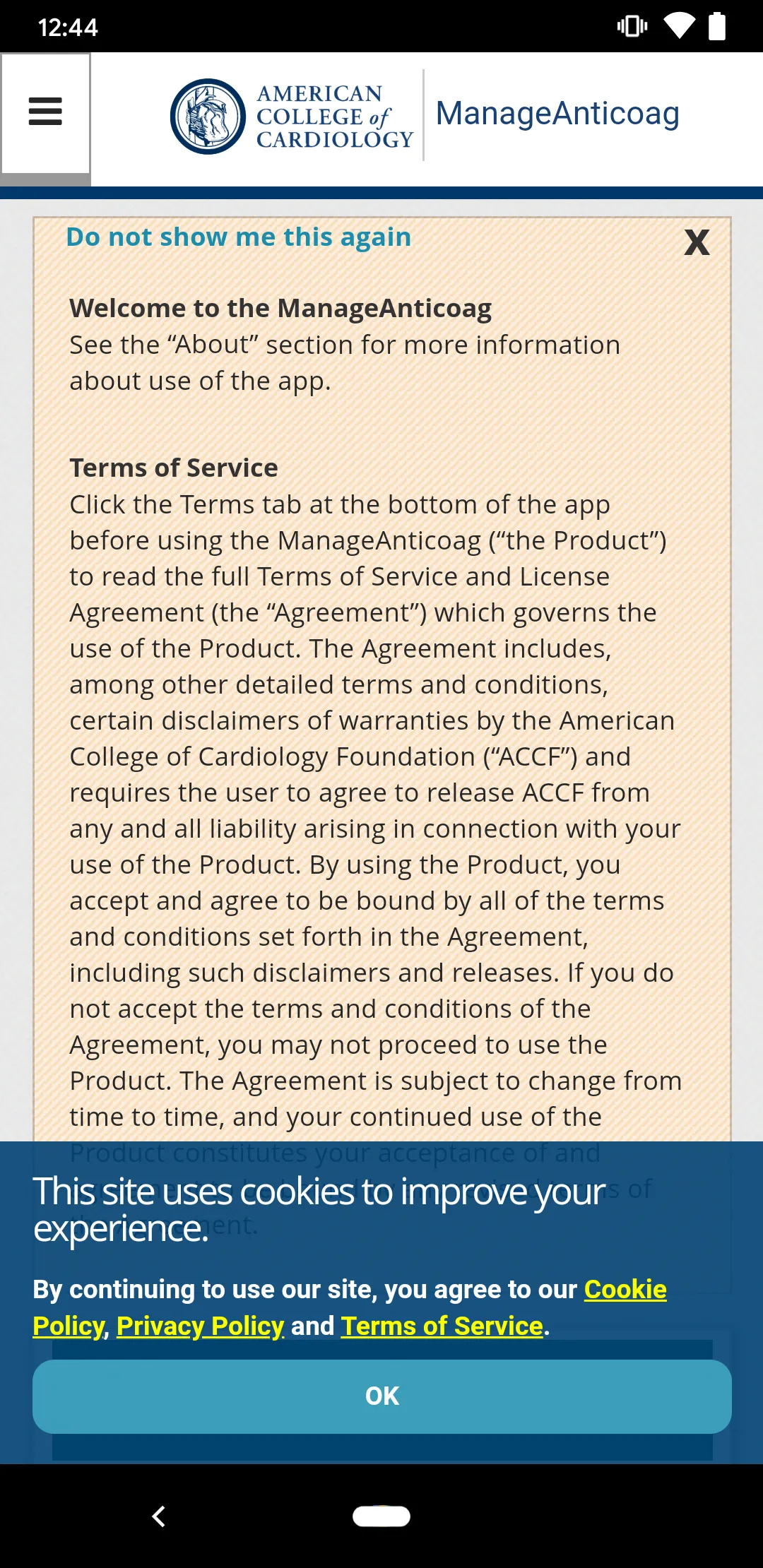 ManageAnticoag | Indus Appstore | Screenshot