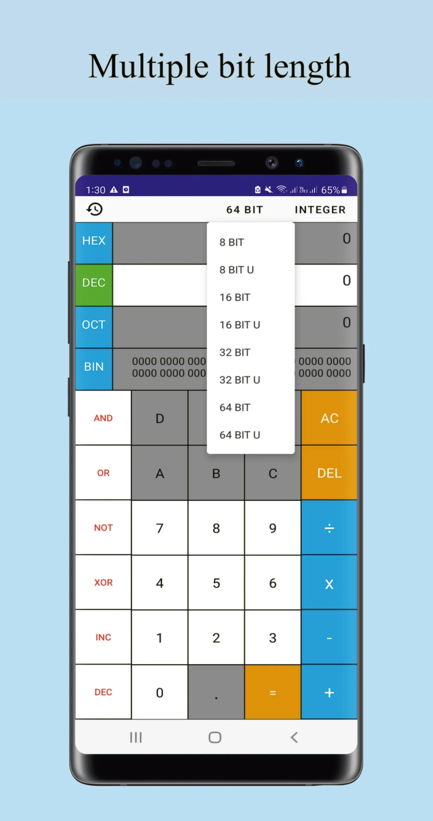 Programmer Calculator | Indus Appstore | Screenshot