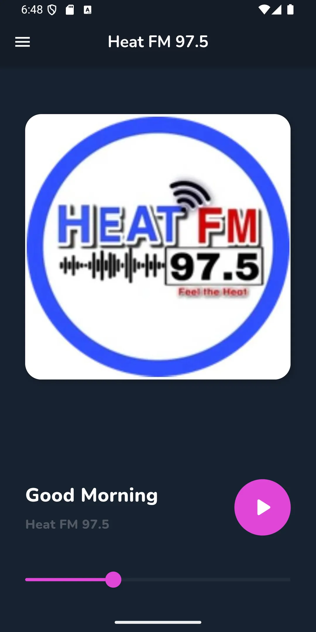 Heat FM 97.5 | Indus Appstore | Screenshot