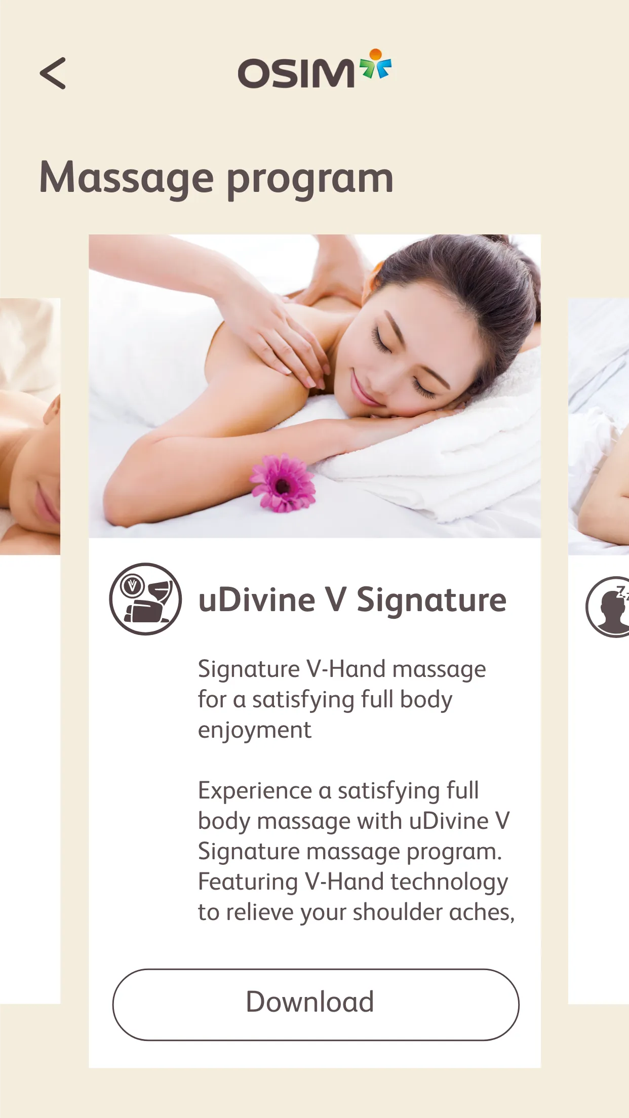 OSIM uDivine V | Indus Appstore | Screenshot