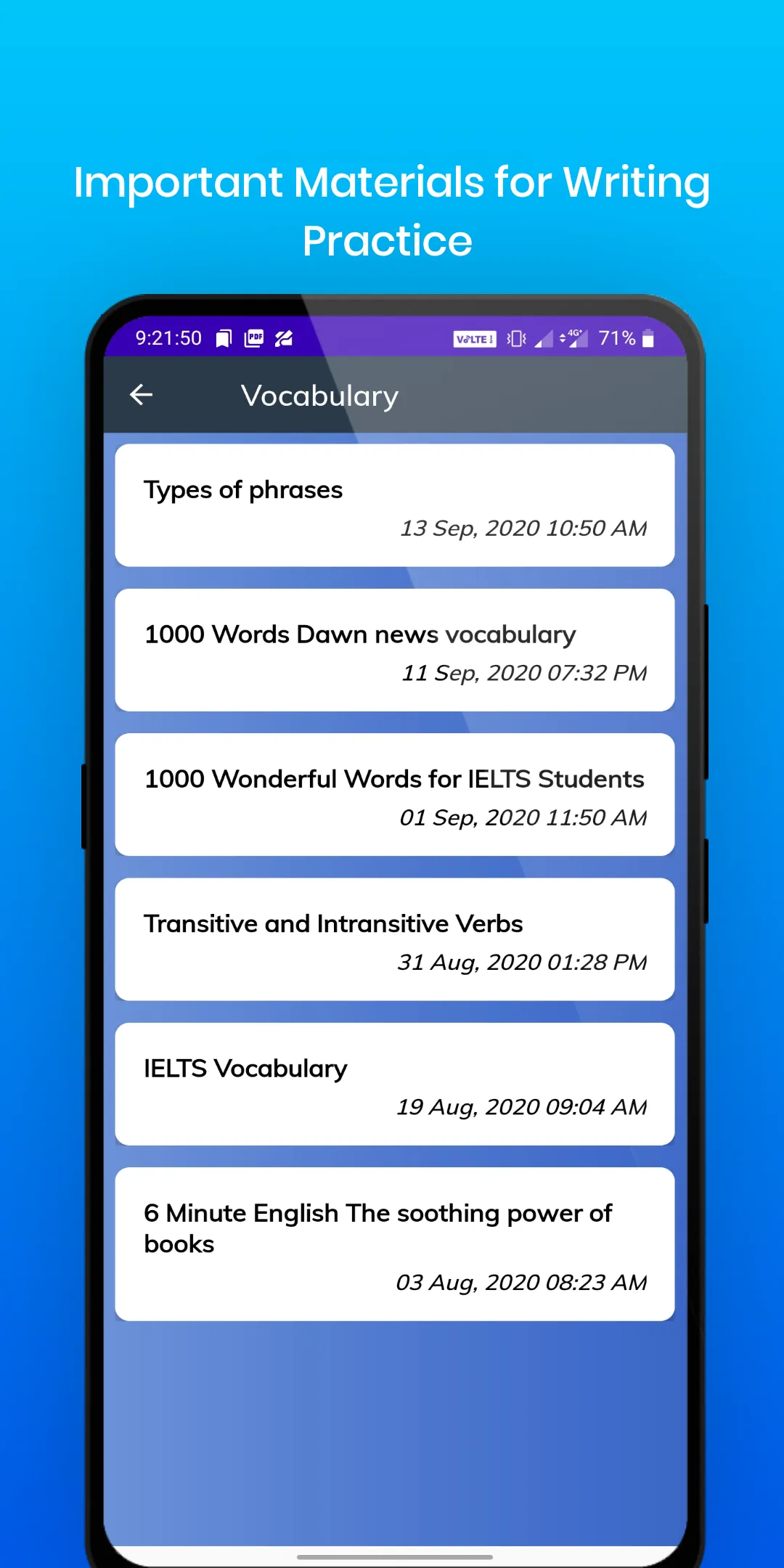 IELTS Practice - PDF for IELTS | Indus Appstore | Screenshot