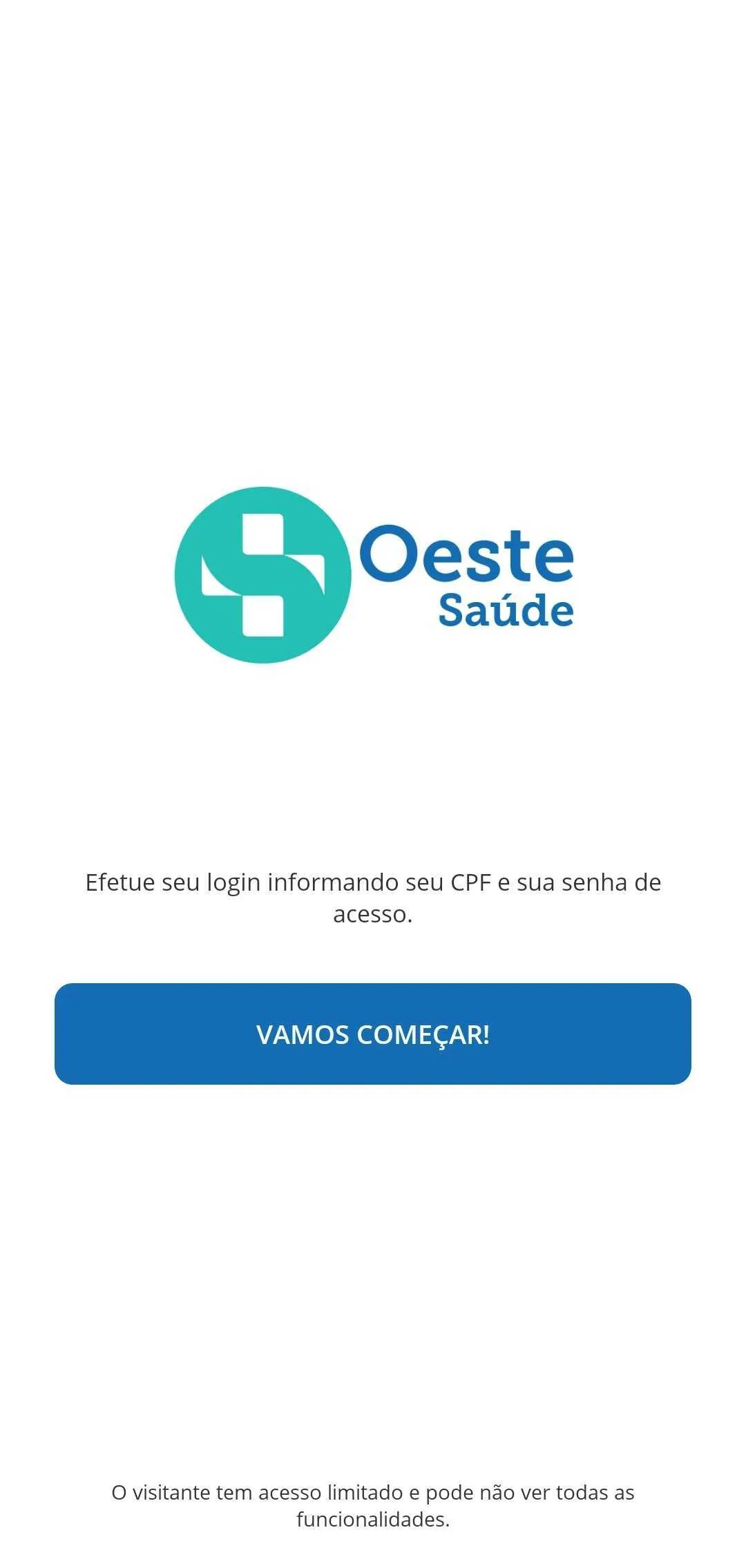 Oeste Saúde: Beneficiário | Indus Appstore | Screenshot