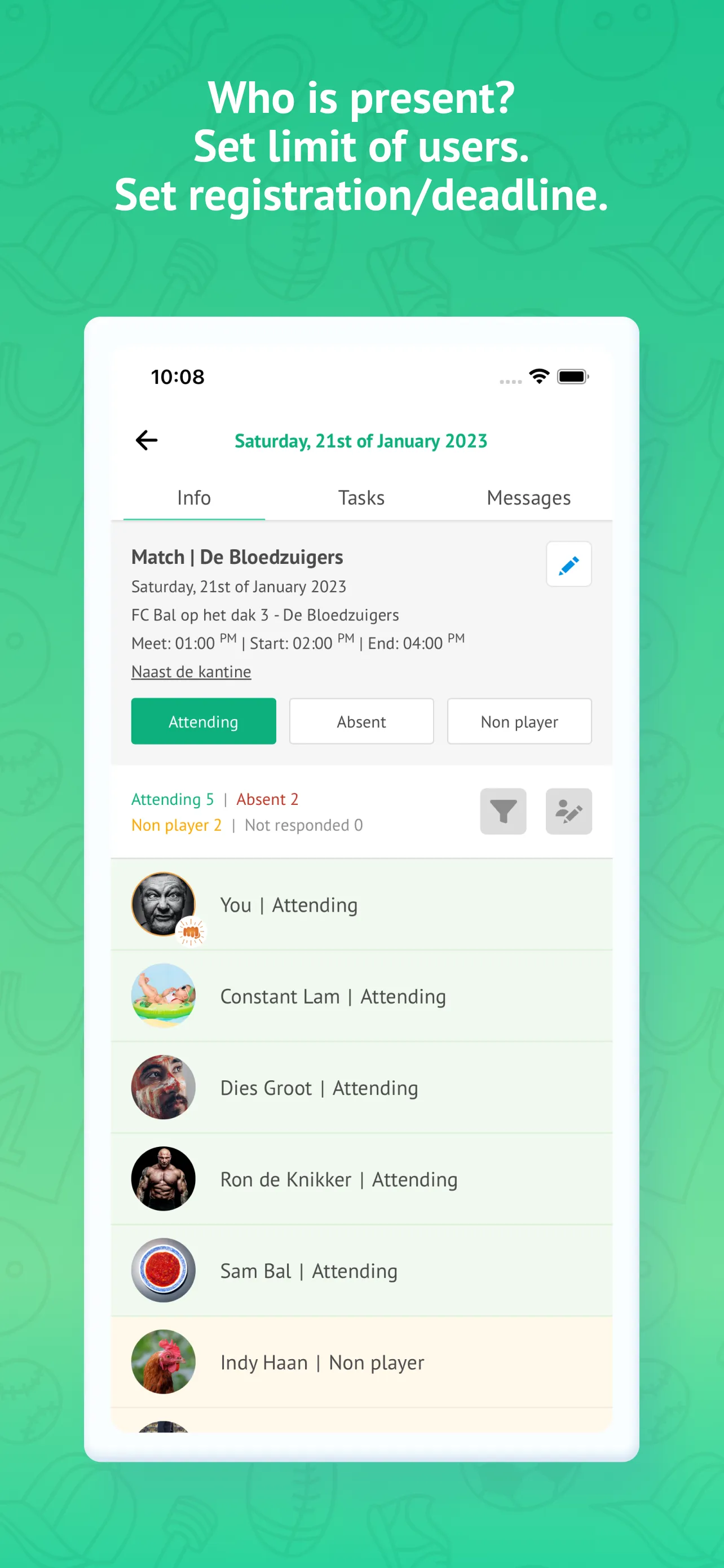 Teamy: app for sports teams | Indus Appstore | Screenshot