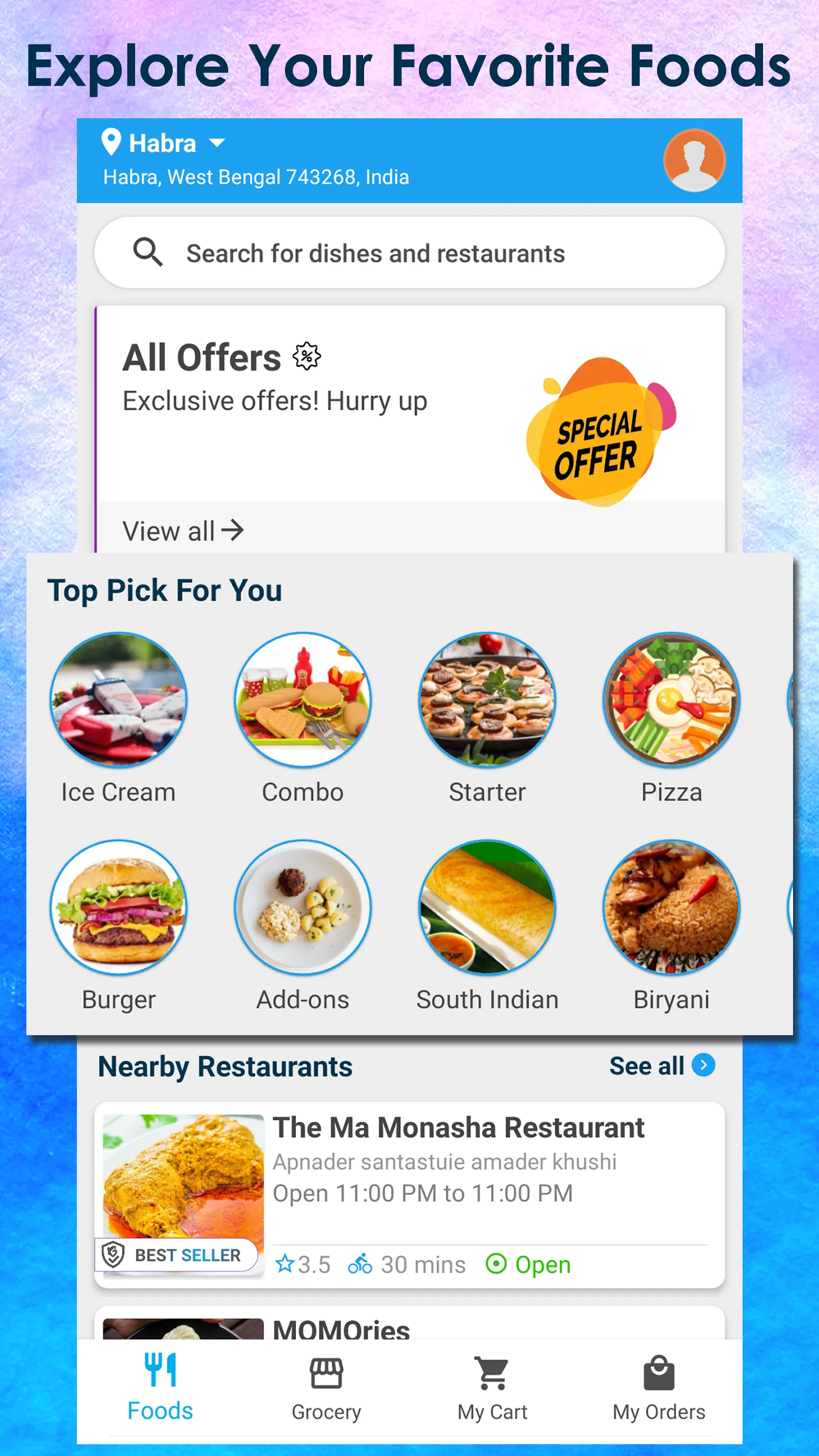 Bafets Food & Grocery Delivery | Indus Appstore | Screenshot