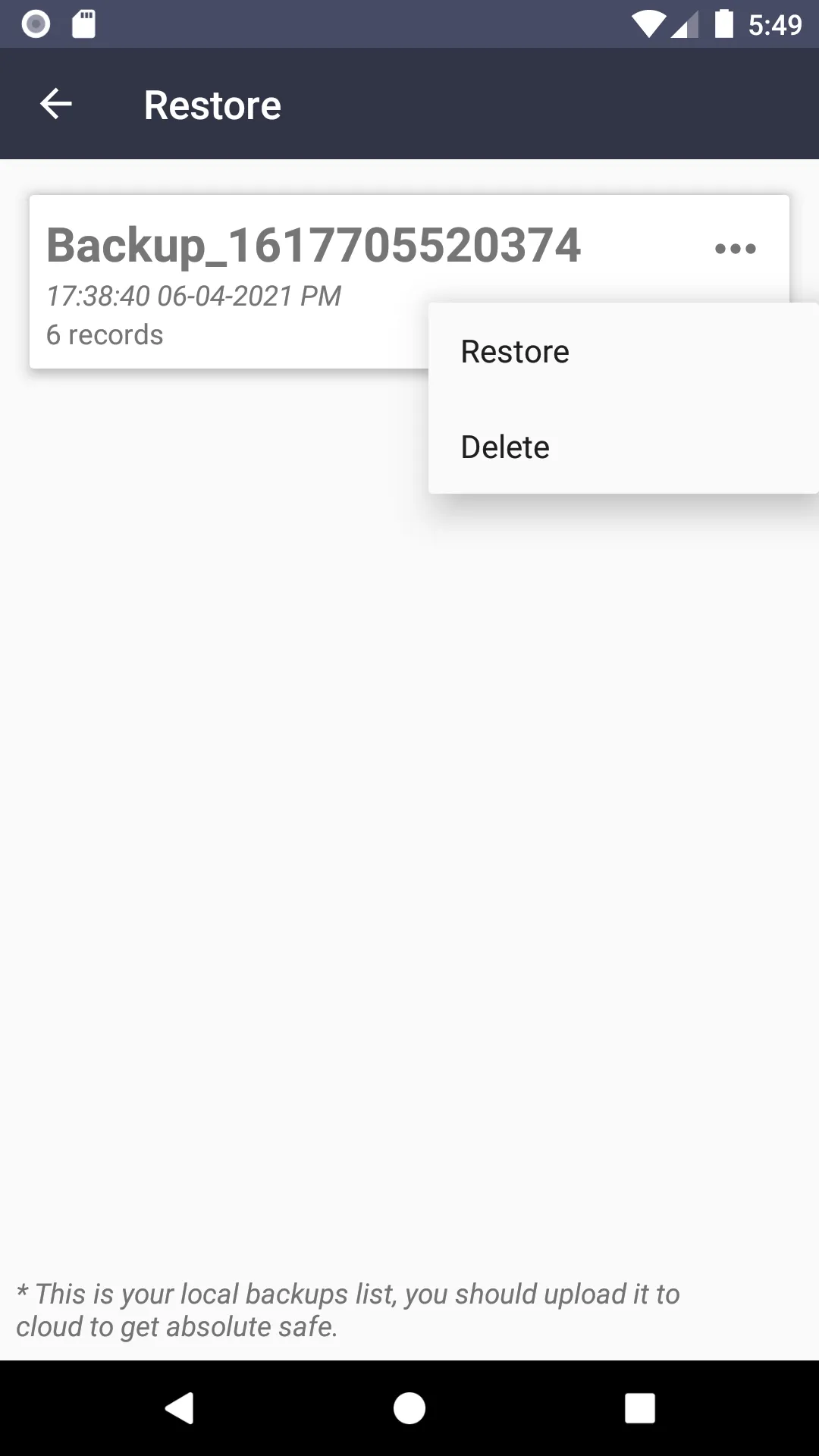 SMS/MMS Backup & Restore | Indus Appstore | Screenshot