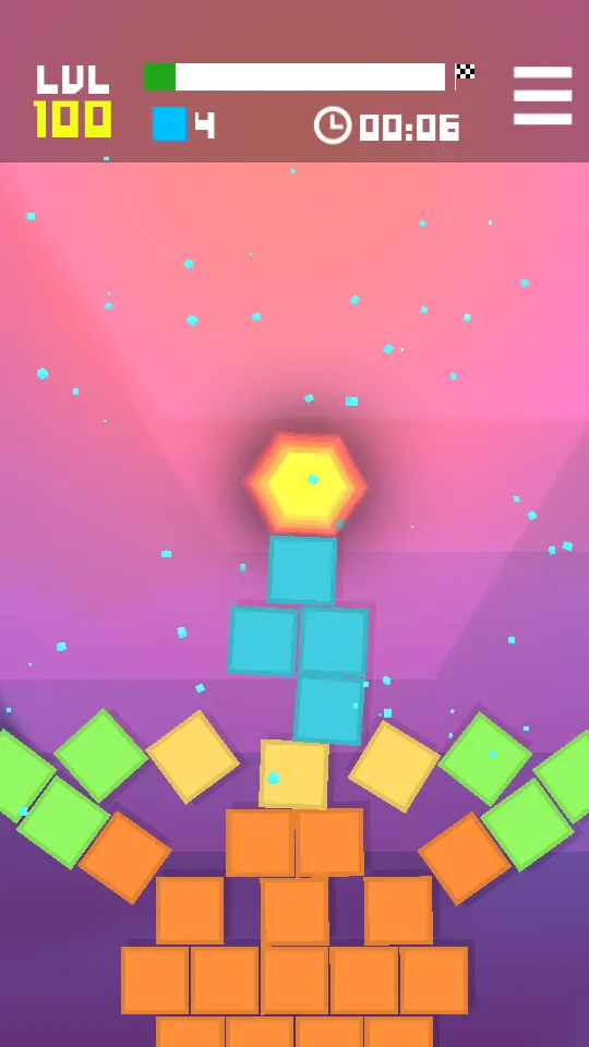 Hexagon Tower Balance Blocks | Indus Appstore | Screenshot