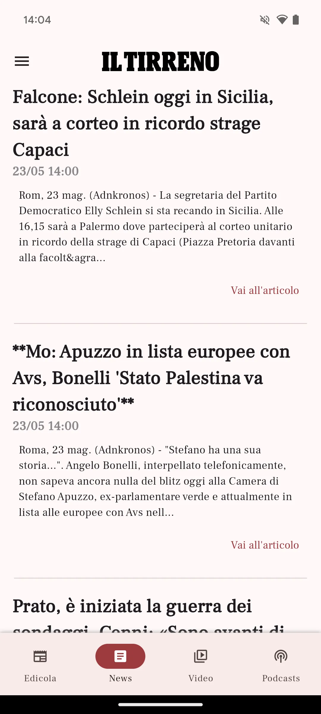 Il Tirreno | Indus Appstore | Screenshot