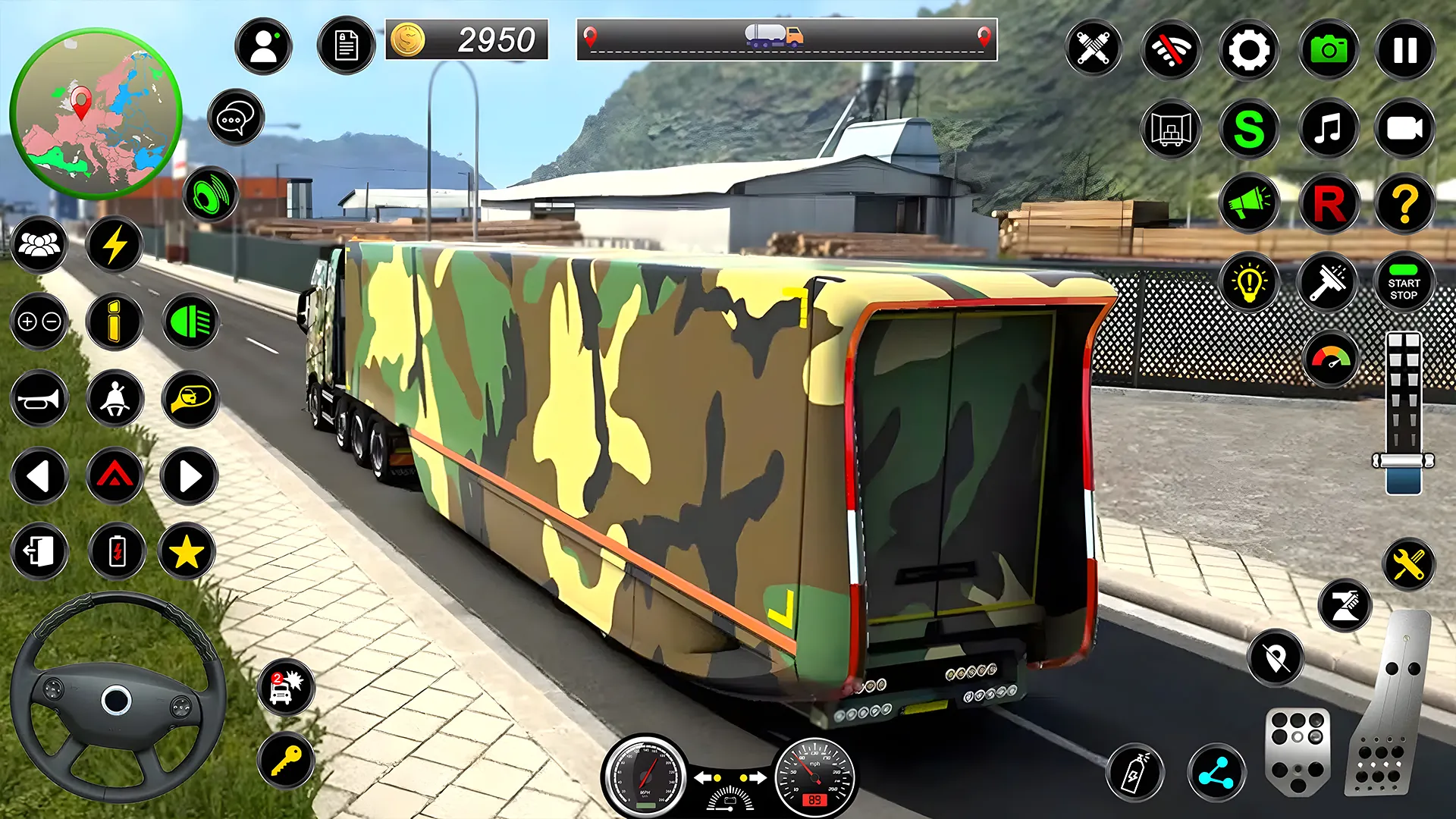 US Army War Truck Driving Game | Indus Appstore | Screenshot