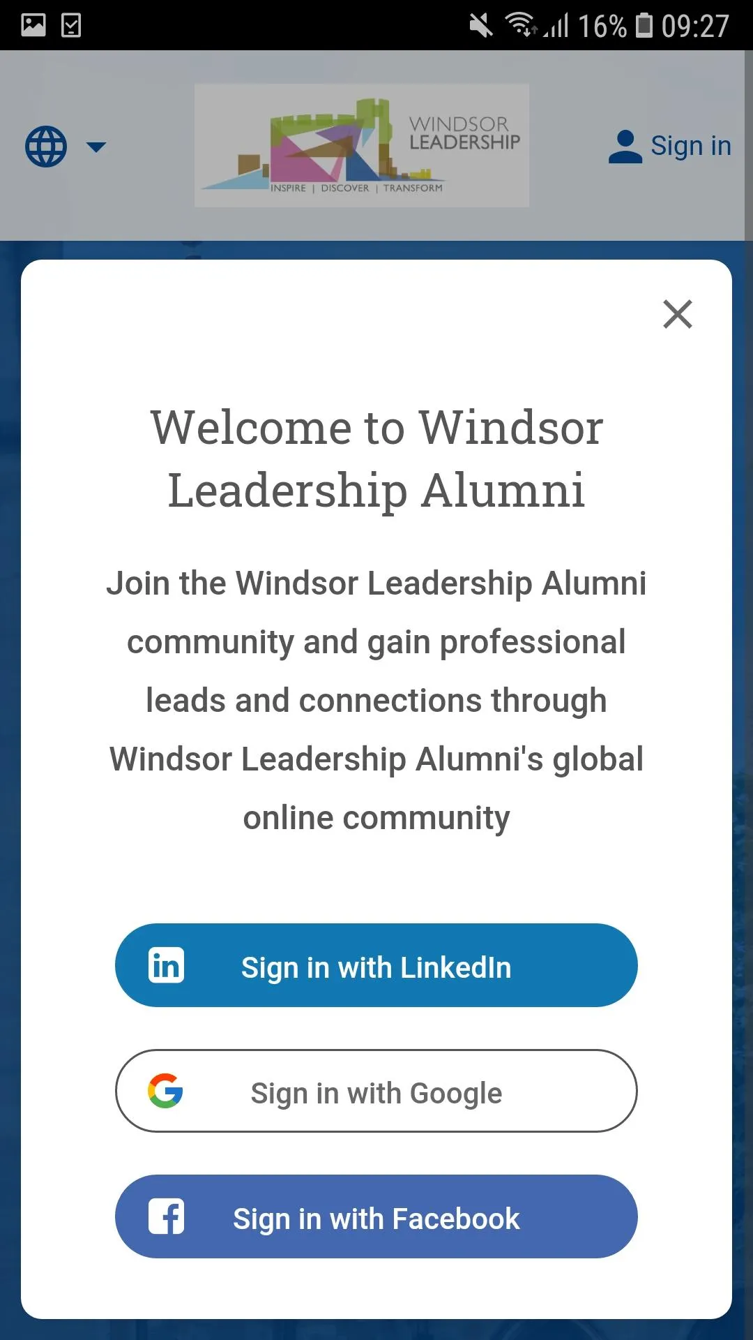 Windsor Alumni | Indus Appstore | Screenshot