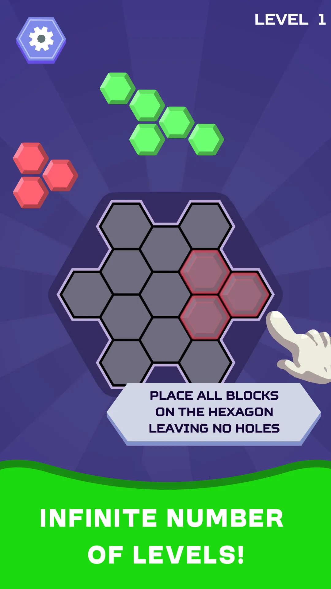 Hex Blocks Puzzle | Indus Appstore | Screenshot