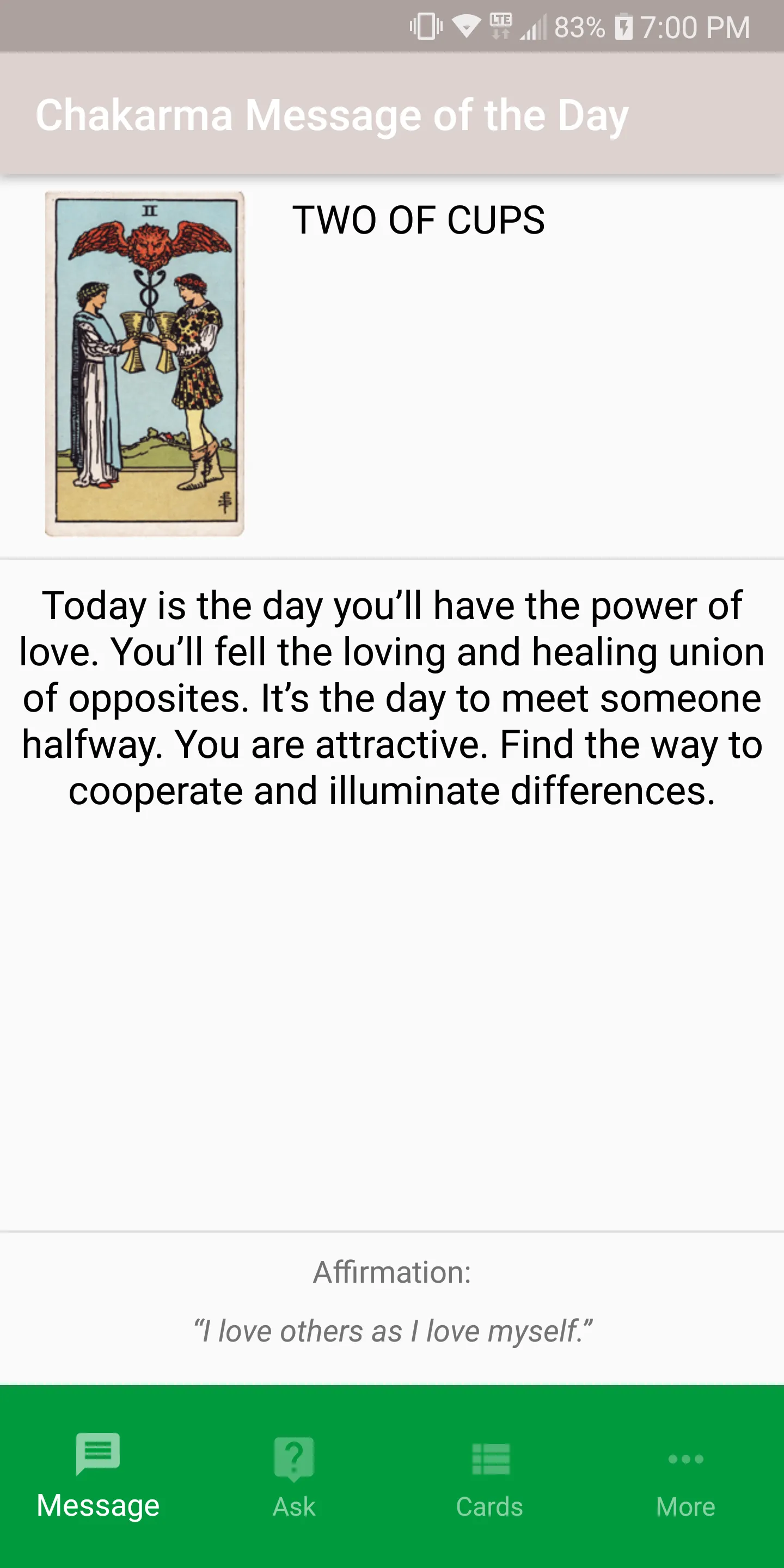 ChaKarma - Ask the Tarot | Indus Appstore | Screenshot