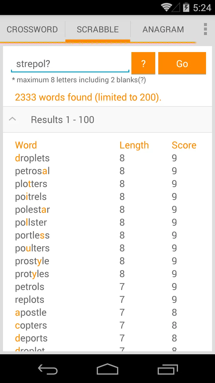 Word Solver | Indus Appstore | Screenshot