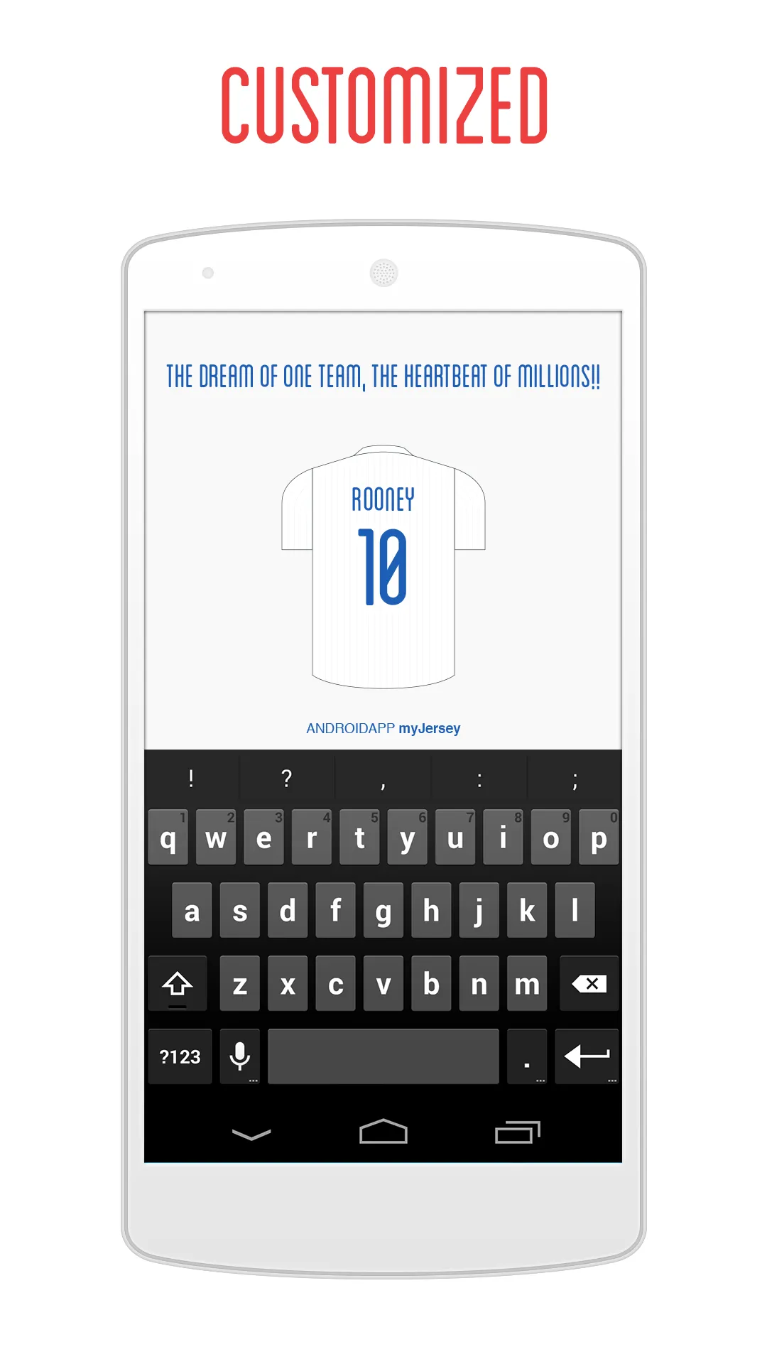 myJersey | Indus Appstore | Screenshot