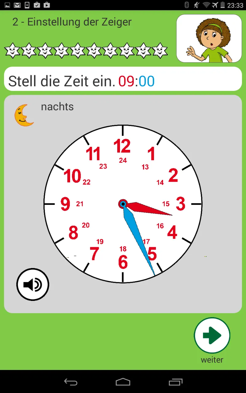 Die Uhr & Uhrzeit lernen | Indus Appstore | Screenshot