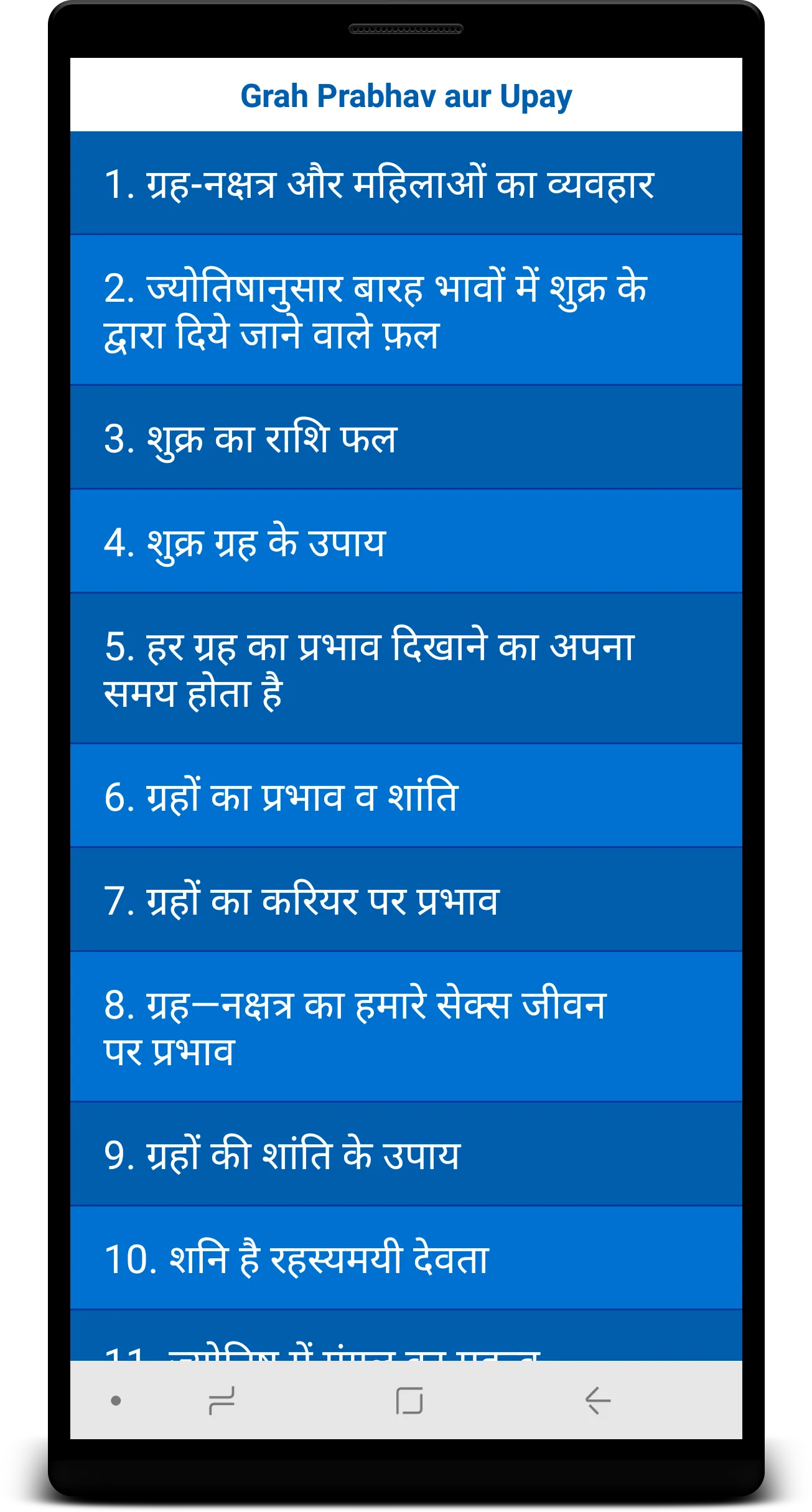 ग्रहों के प्रभाव और उपाय | Indus Appstore | Screenshot