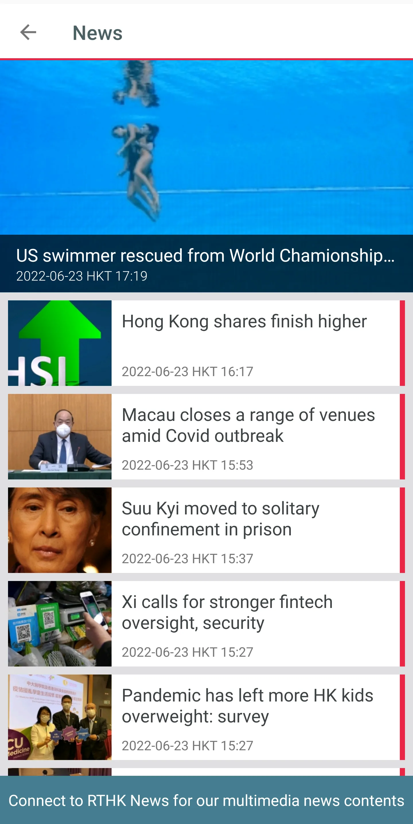 RTHK On The Go | Indus Appstore | Screenshot