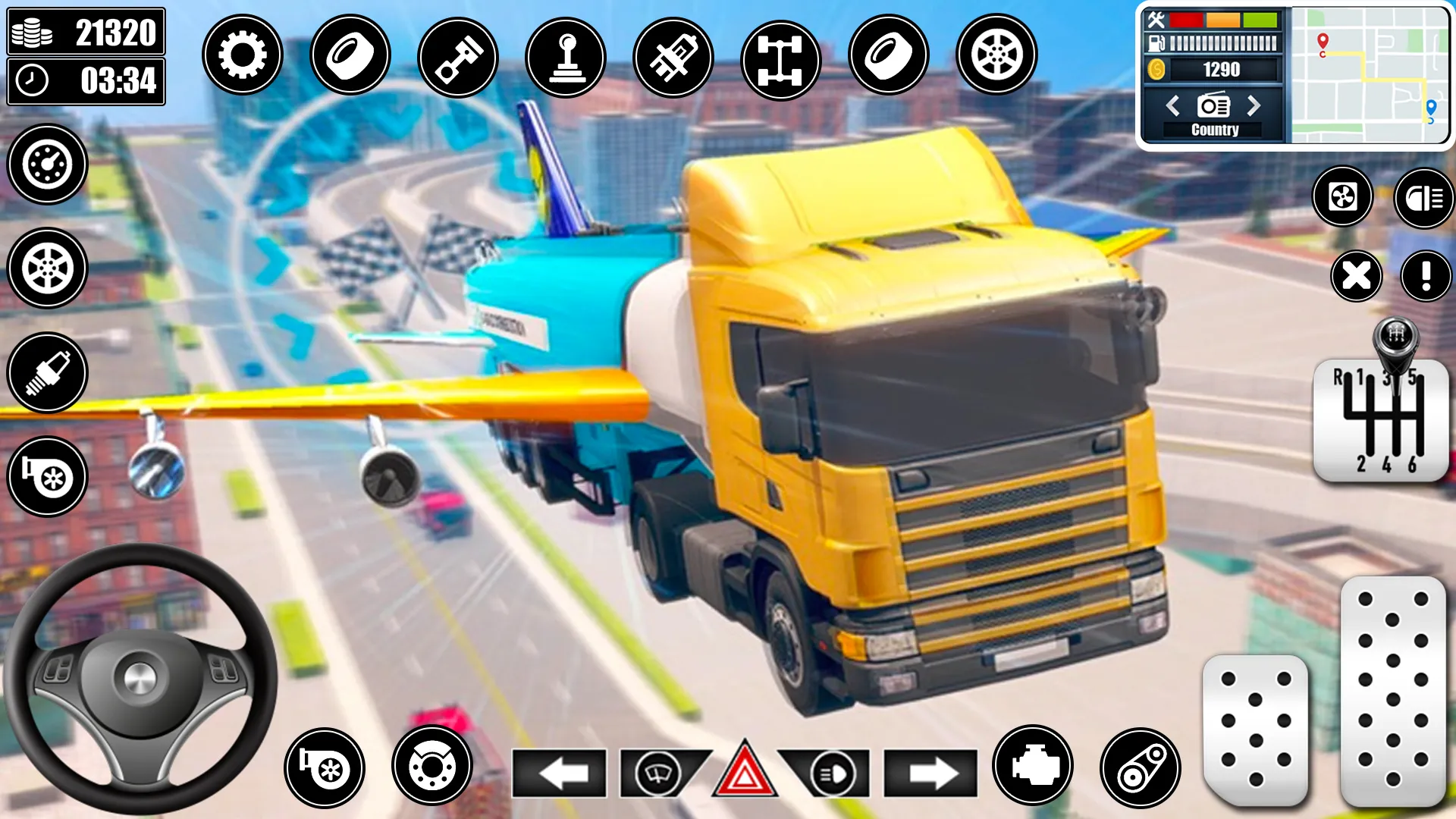 Flying Oil Tanker Truck Games | Indus Appstore | Screenshot