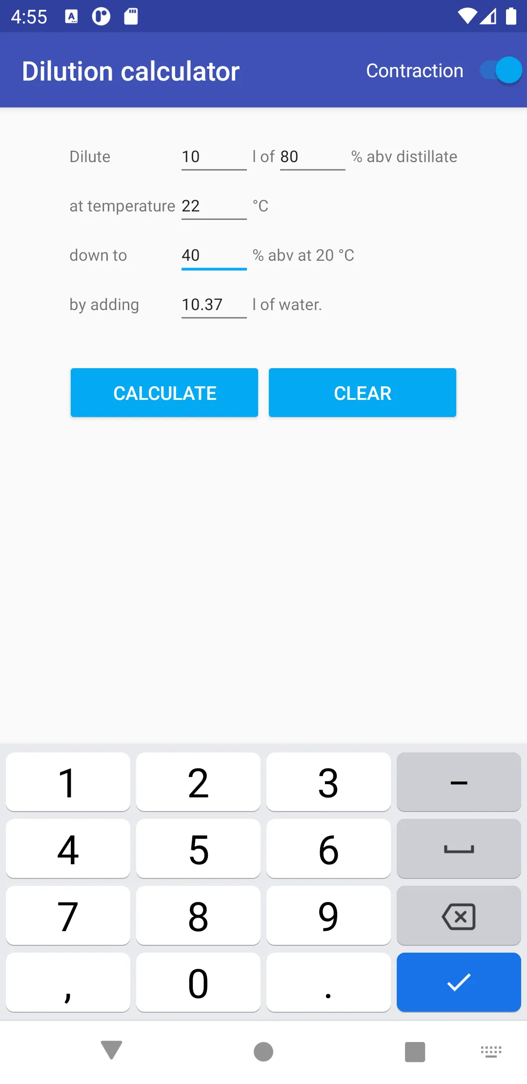 Dilution calculator | Indus Appstore | Screenshot