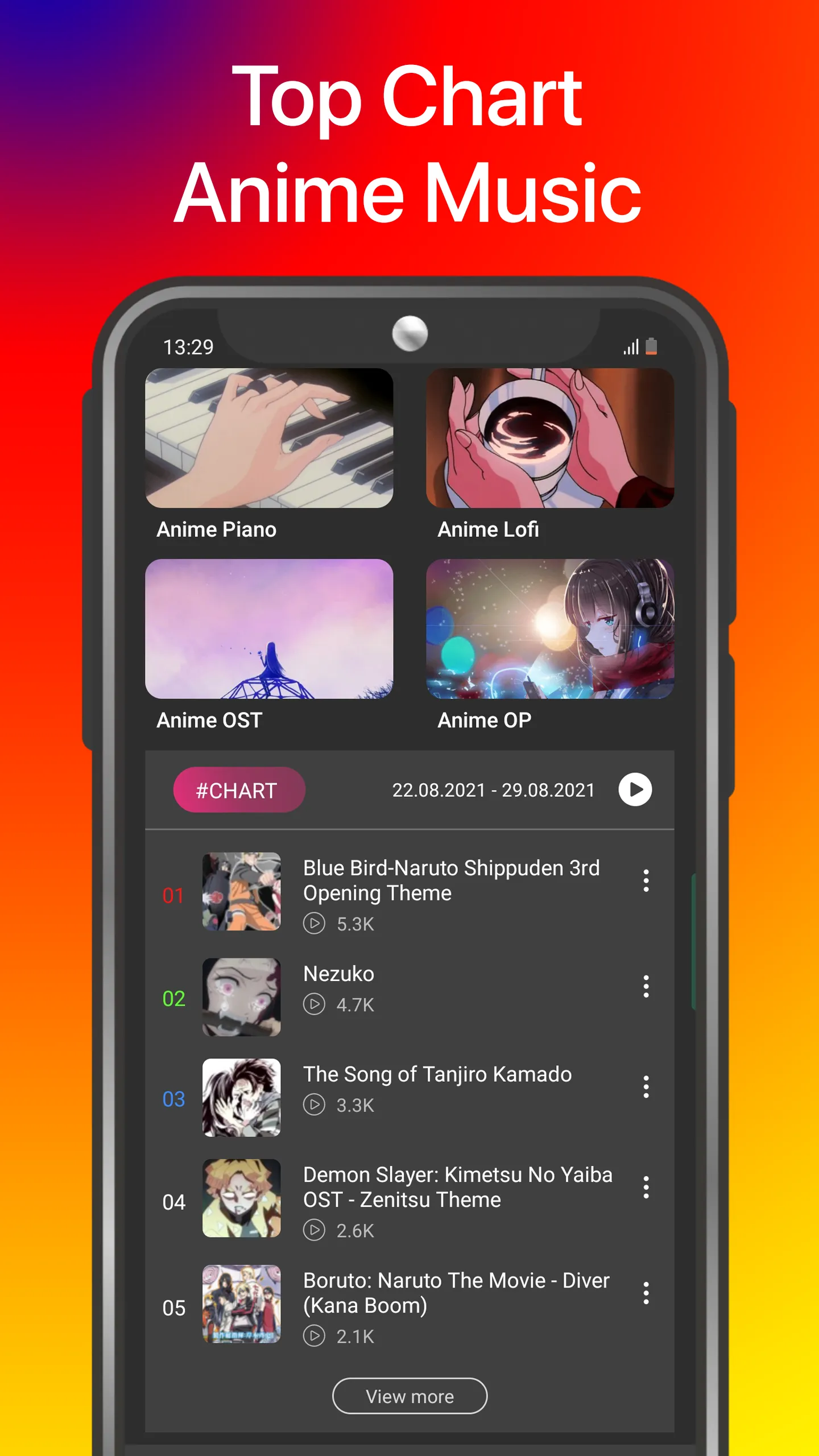 Anime Music | Indus Appstore | Screenshot