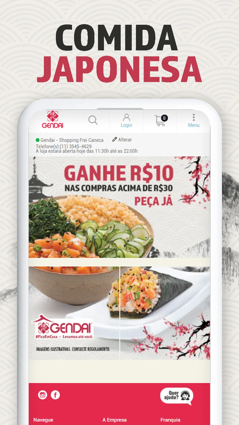 Gendai Delivery - Restaurante  | Indus Appstore | Screenshot