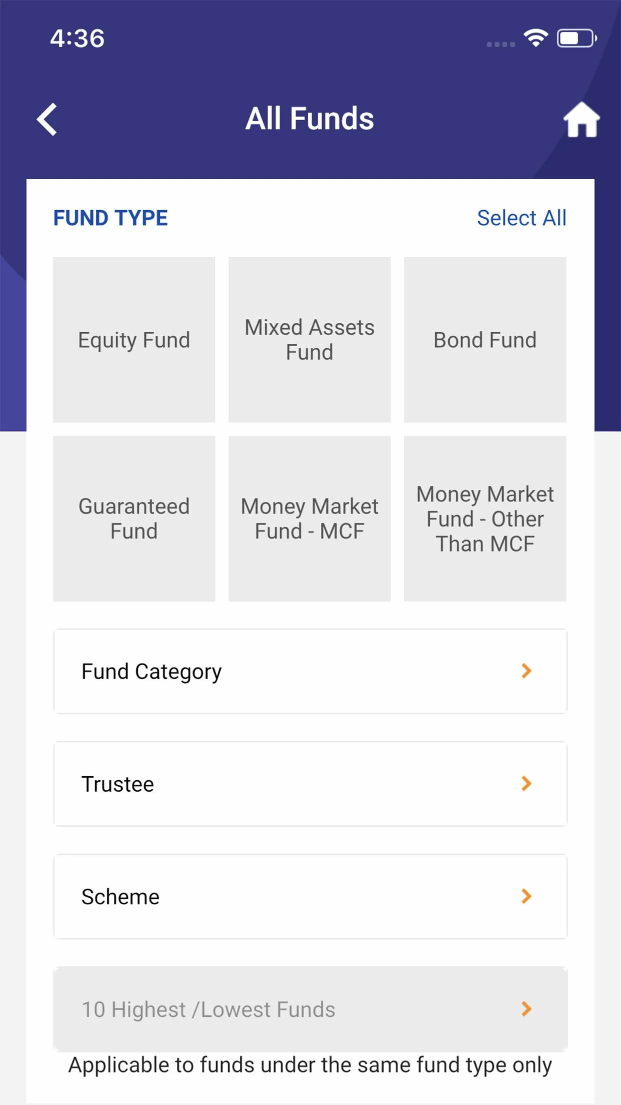 MPF Fund Platform | Indus Appstore | Screenshot