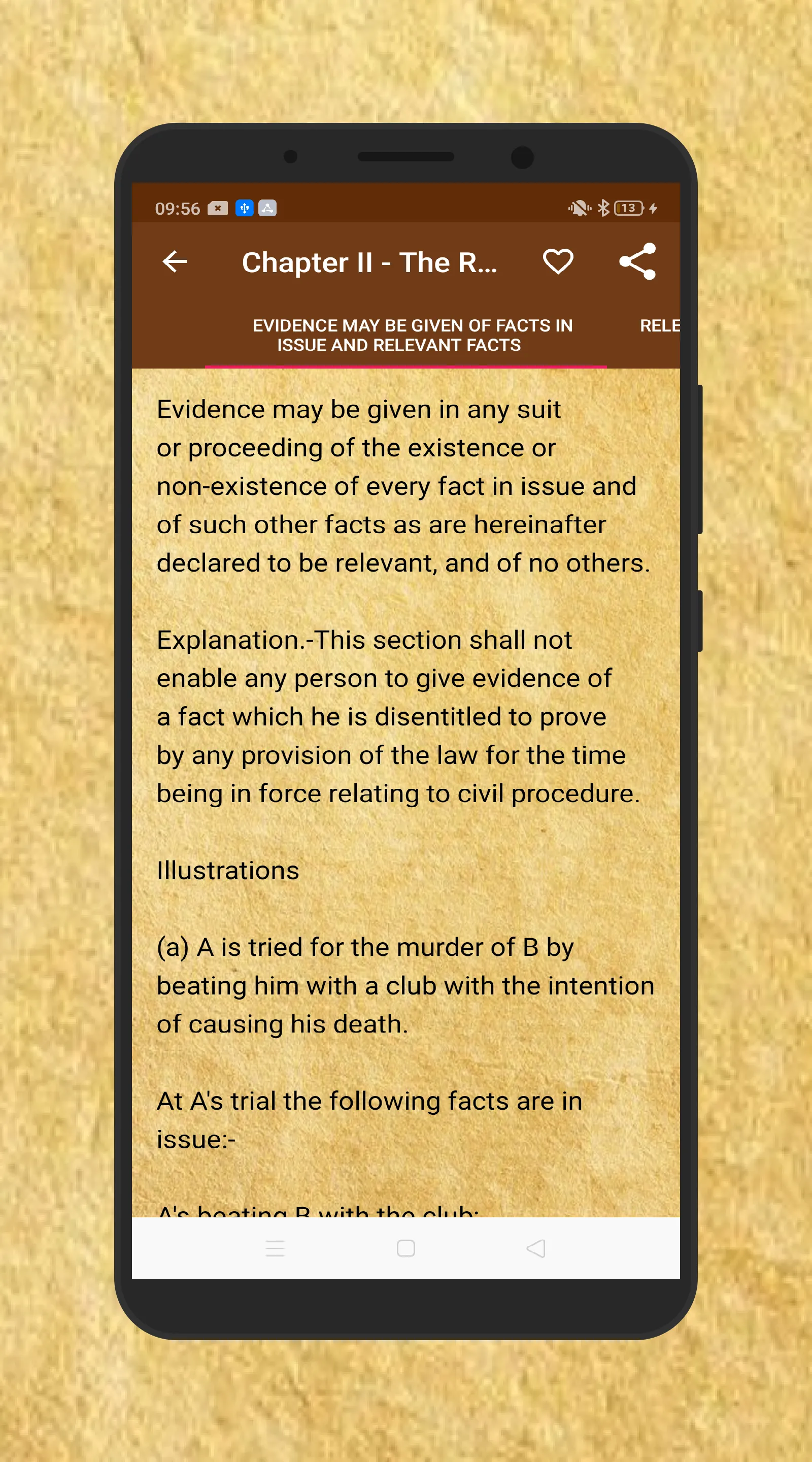 Indian Evidence Act- Edu Guide | Indus Appstore | Screenshot